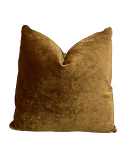 Tulum Gold Throw Pillow