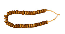 African Bone Beads - Amber Stain