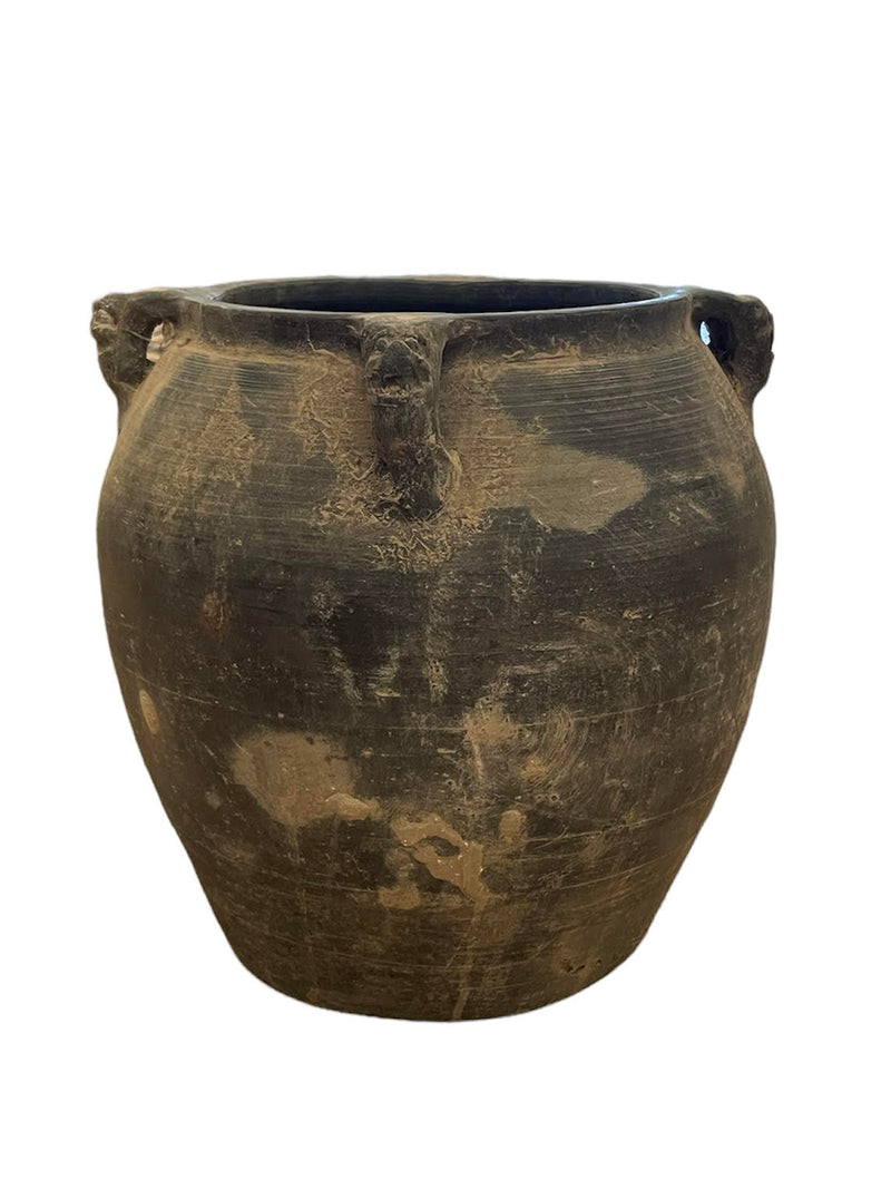 Chinese Clay Water Pot with Handles