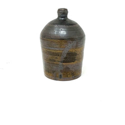 Brown Needle Neck Pottery Vase