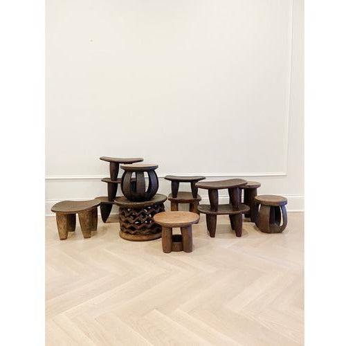 Vintage African stools - Anecdote