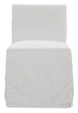 William Slipcovered Armless Dining Chair (Sold as a Pair) - Anecdote